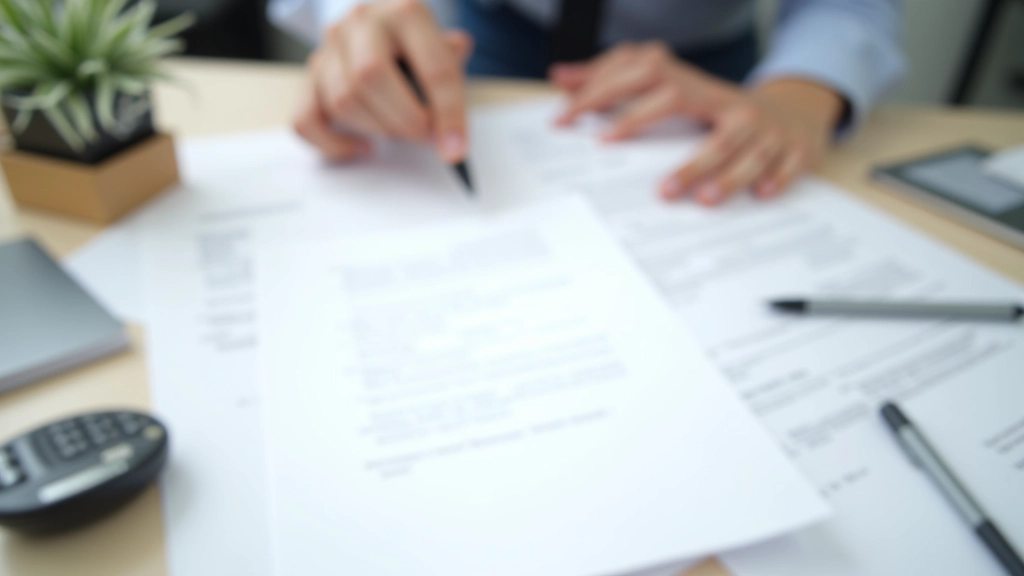 Contrat de sponsorisation sur un bureau avec stylo, calculatrice et documents d'accord de partenariat