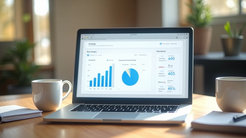 Écran d'ordinateur montrant un tableau de bord d'affiliation avec statistiques de clics et commissions gagnées