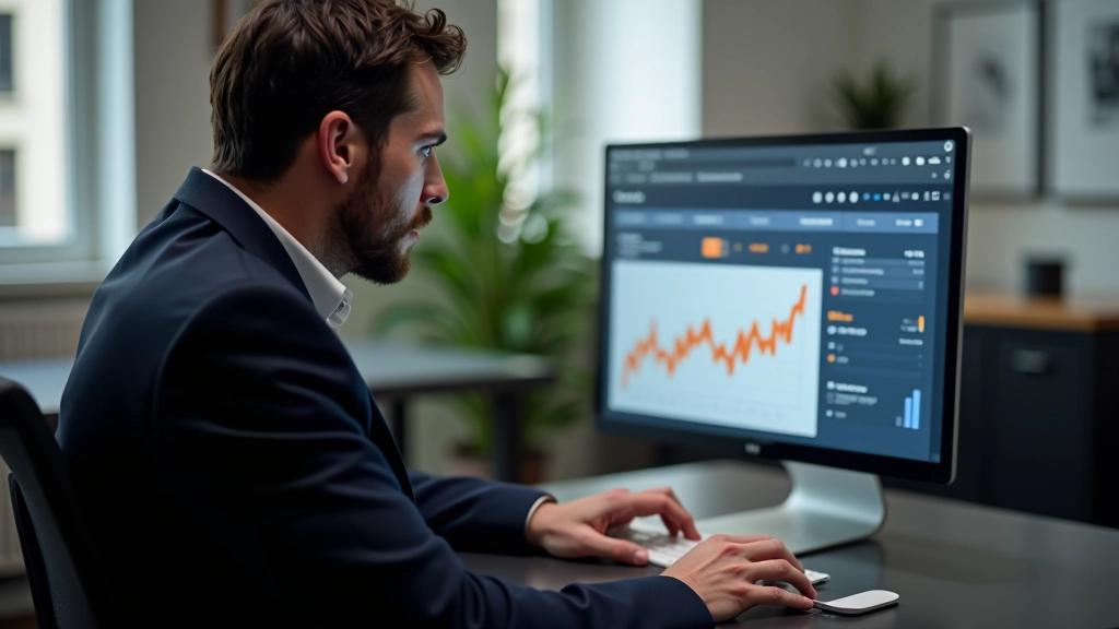 Podcasteur préparant un kit média avec statistiques d'audience et données démographiques sur ordinateur